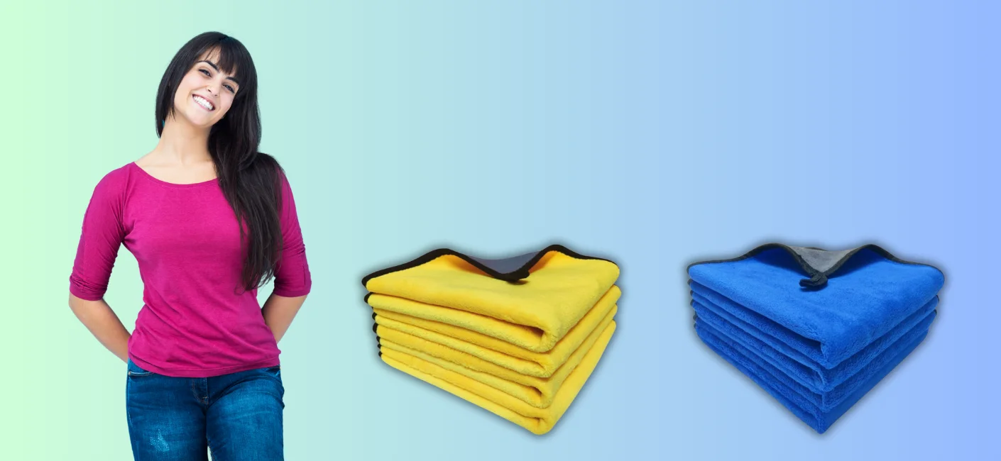 Ultra-absorbent, scratch-free, and durable Microfiber Towel